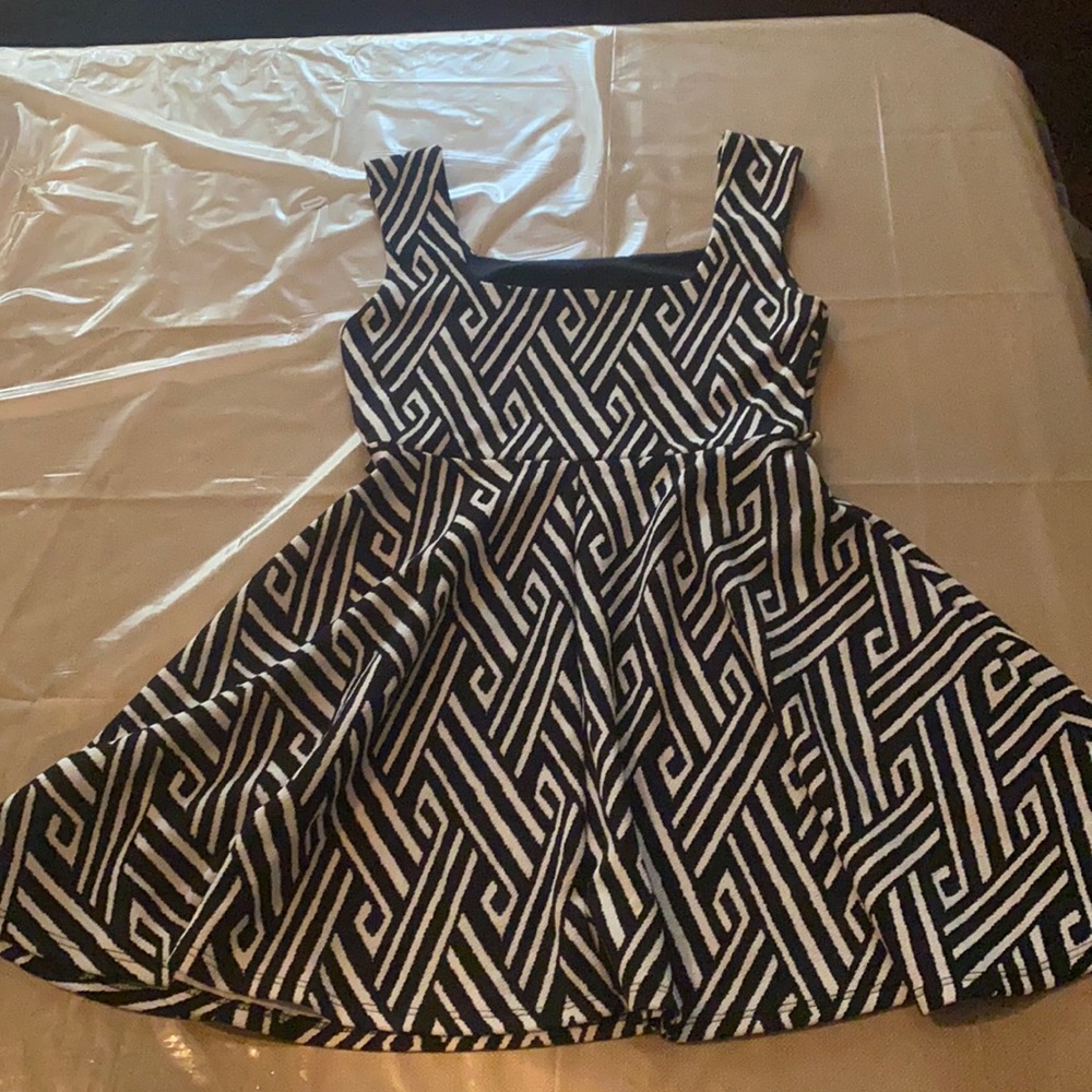 Peplum pattern dress; small/medium sized